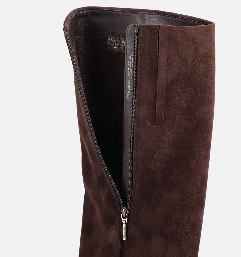 Tamaris Bottes hautes en Marron fonc&eacute; pour femmes (380799)