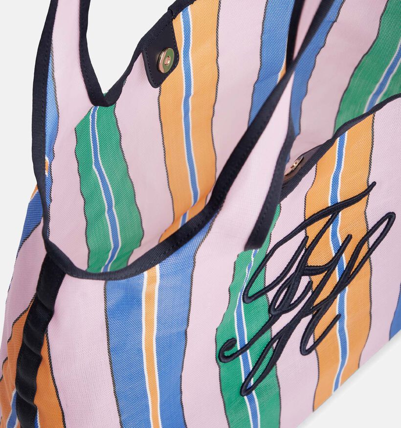 Tommy Hilfiger Summer Tote Cabas en Rose/Bleu pour femmes (369307)