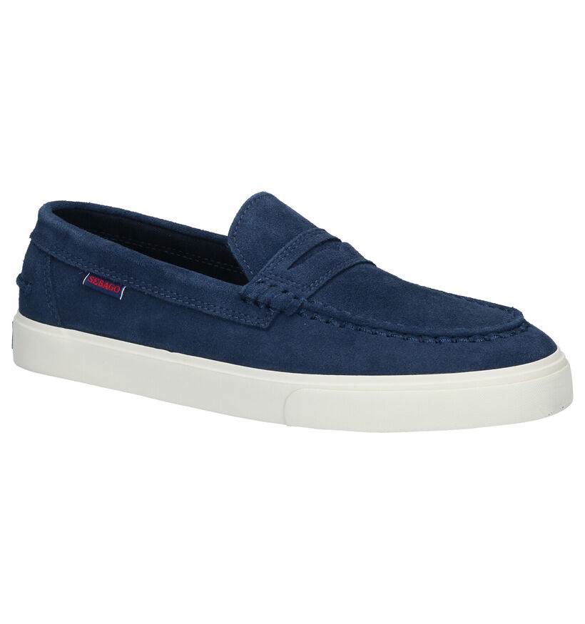 Sebago Manitou Mocassins en Bleu en daim (287822)