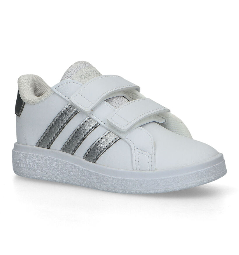 adidas Grand Court 2.0 CF Witte Sneakers voor meisjes (328864)