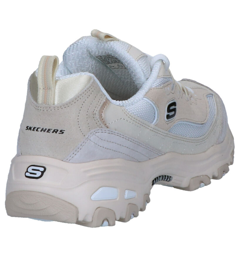 Skechers D'Lites Sneakers Ecru in daim (262837)