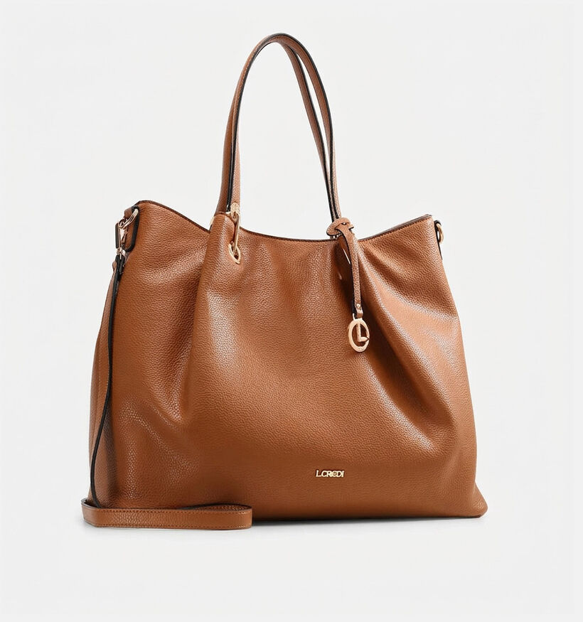 L.Credi Ebony Sac &agrave; main en Cognac pour femmes (379575)