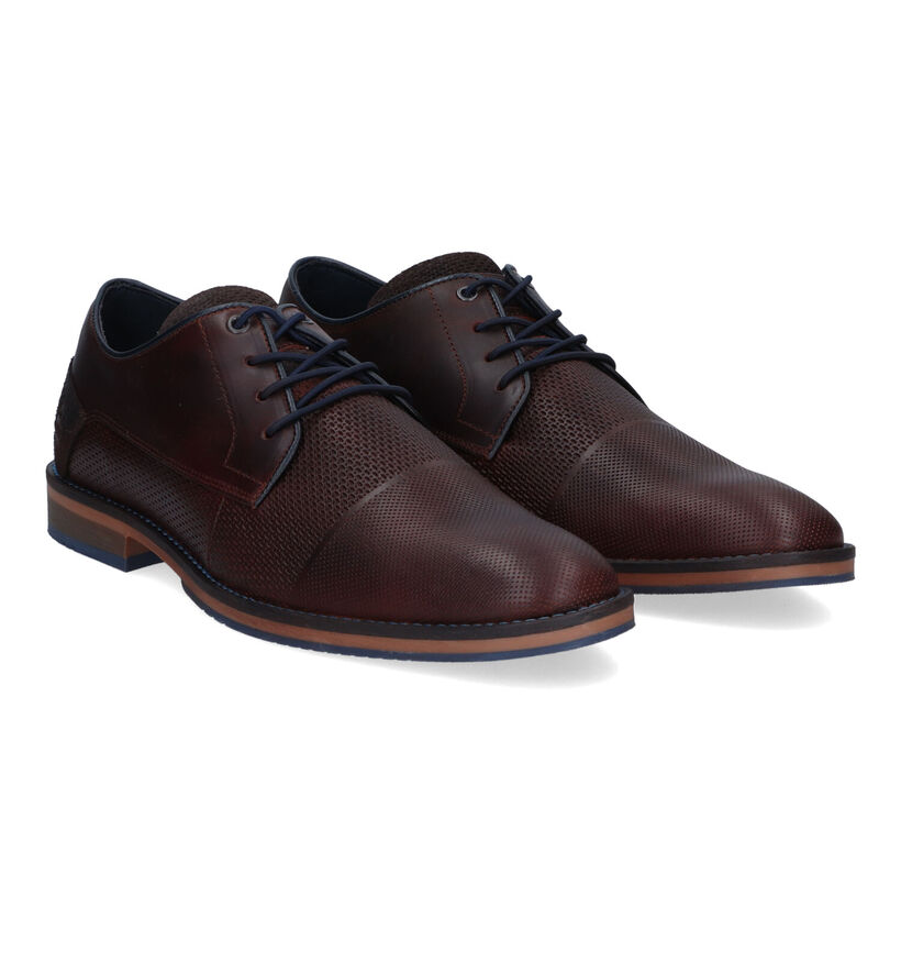 Bullboxer Chaussures à lacets en Brun pour hommes (318468) - pour semelles orthopédiques