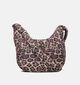 Beagles Leopard Bruine Schoudertas voor dames (374356)