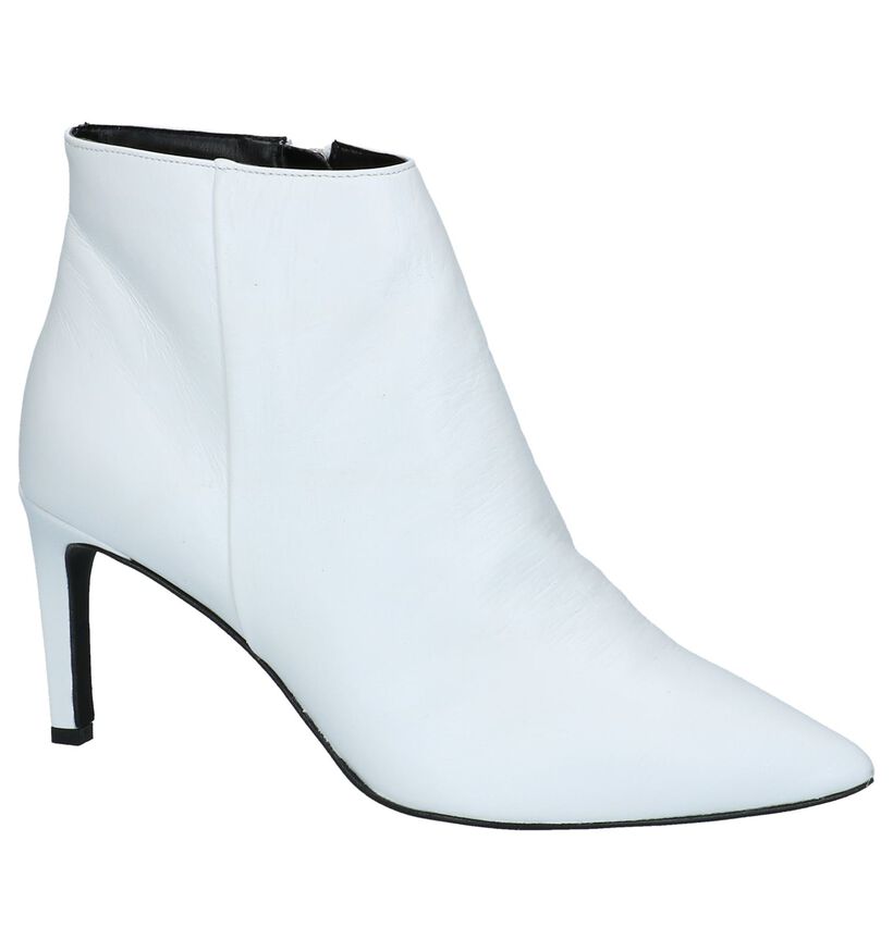 Via Limone Bottillons à talons en Blanc en cuir (232215)
