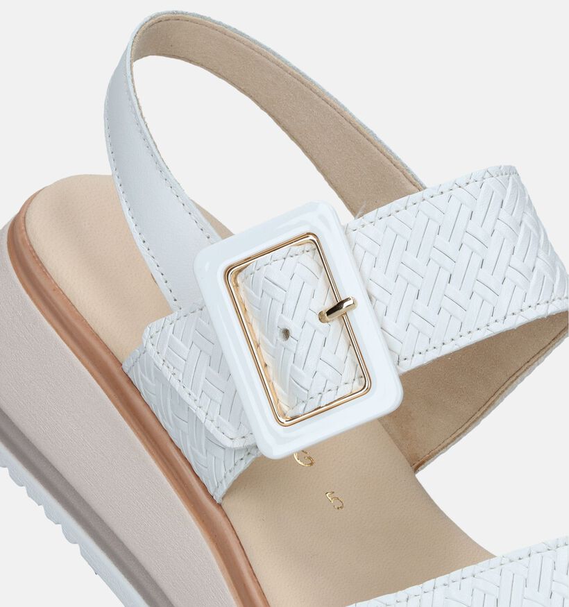 Comfort Sandales compensées en Blanc pour femmes (339350)