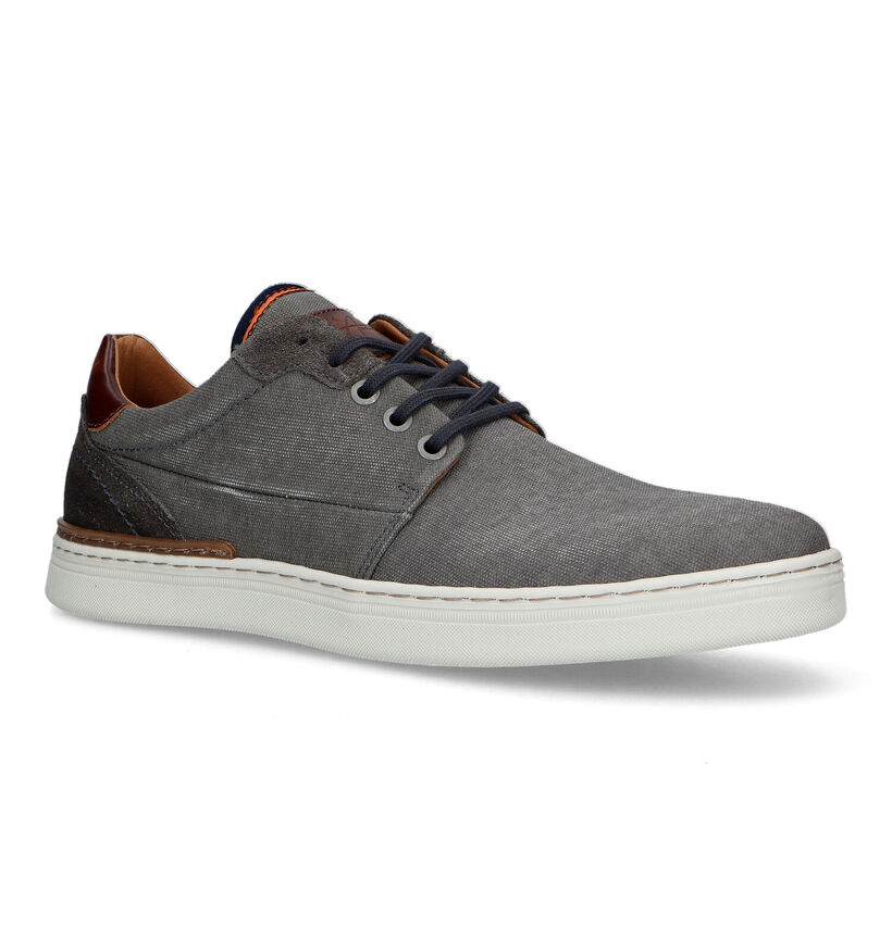 Bullboxer Chaussures à lacets en Noir pour hommes (321348) - pour semelles orthopédiques