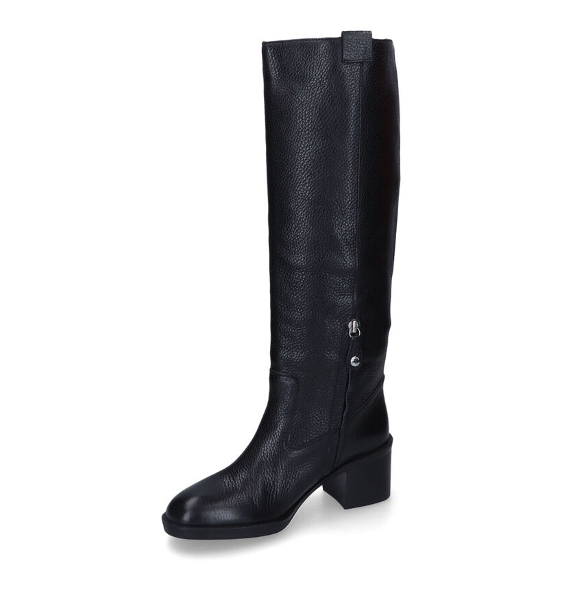 Geox Giulila Bottes en Noir en cuir (316153)