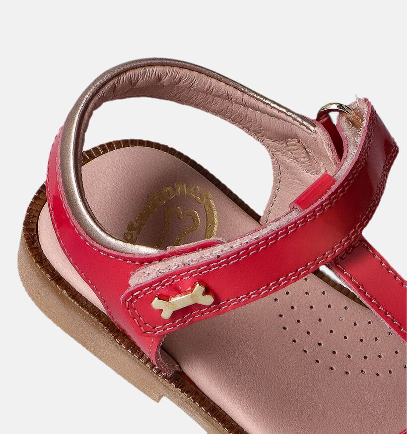 STONES and BONES Misel Sandales en Rouge pour filles (352662)