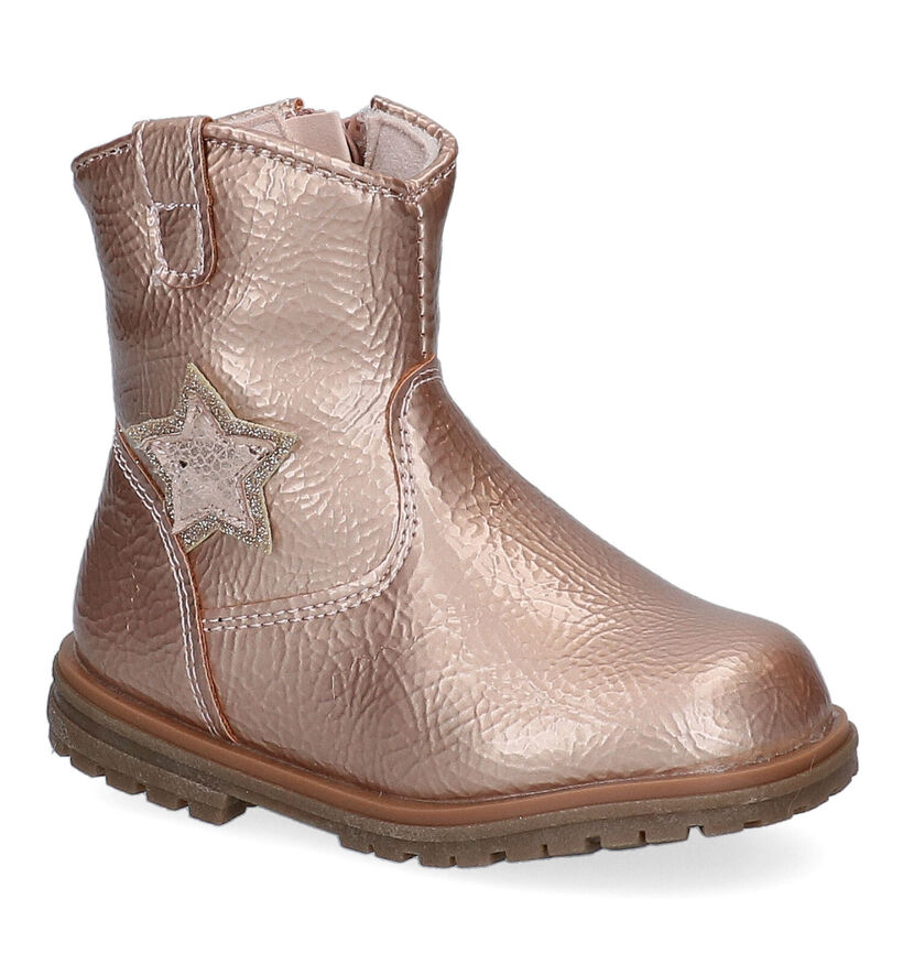 Milo & Mila Boots pour bébé en Or rose pour filles (297196)