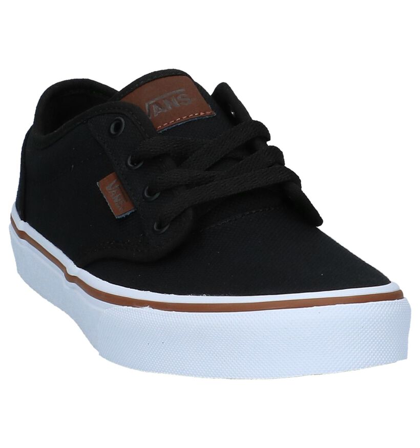 Vans Atwood Baskets de skate en Noir en textile (239844)