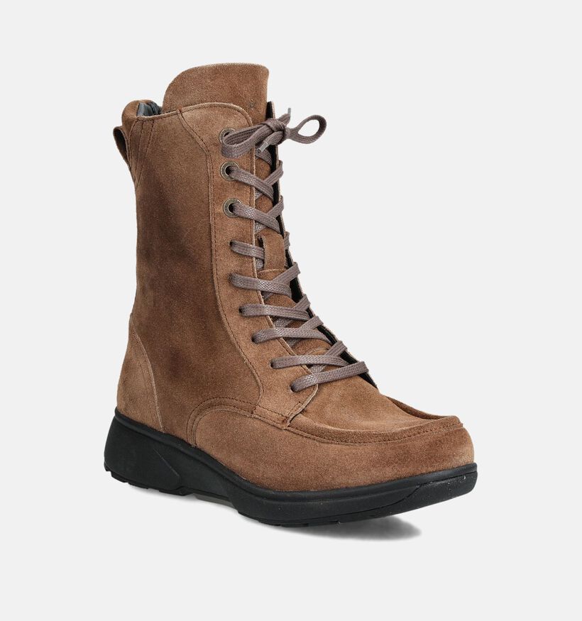 Xsensible Emilia Cognac Boots voor dames (363590) - geschikt voor steunzolen