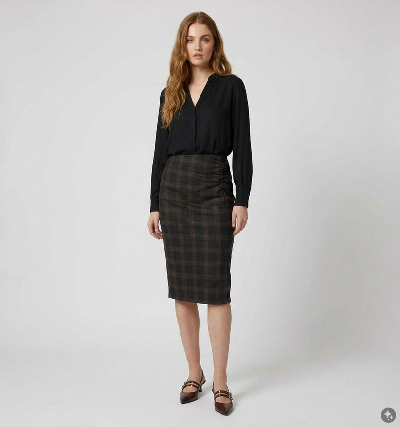 Vero Moda Malli Donkerblauwe Rok met Split voor dames (379670)