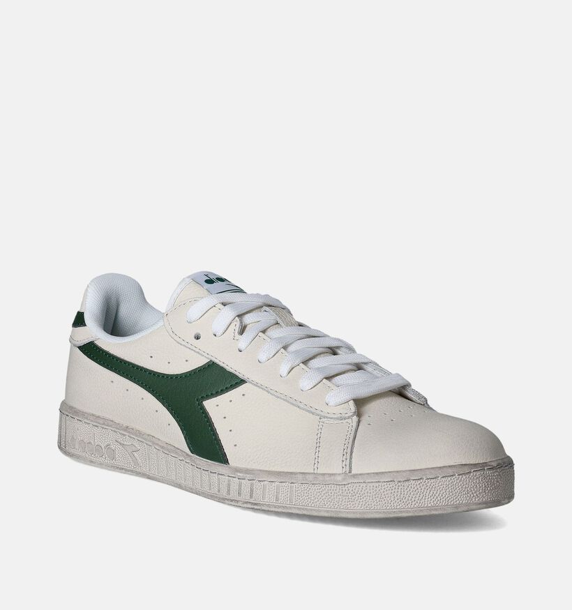 Diadora Game I Low Waxed Witte Sneakers voor heren (350806)
