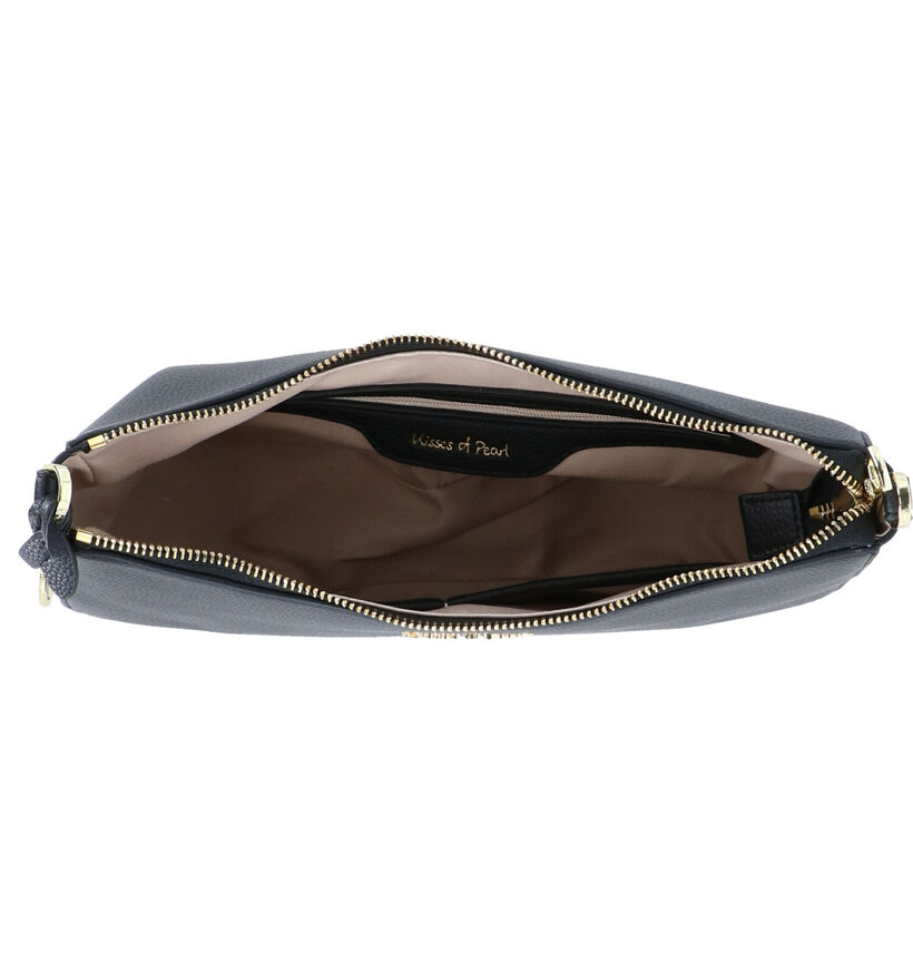 Kisses of Pearl Chloe Sac à bandoulière en Noir en simili cuir (284211)