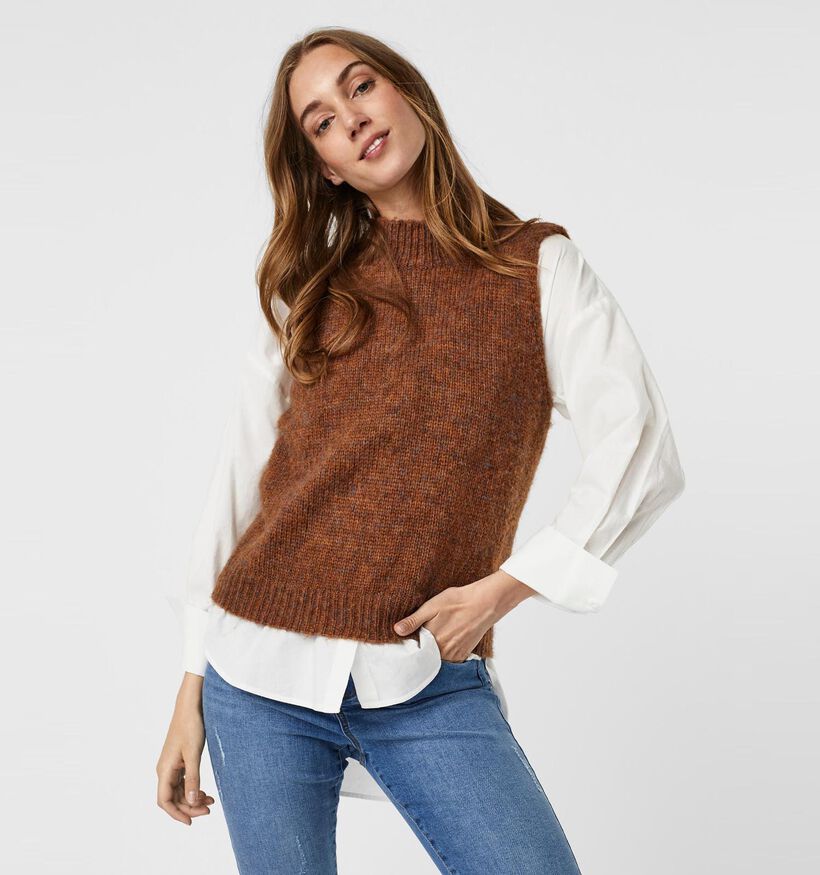 Vero Moda Highneck Débardeur en Cognac (310718)