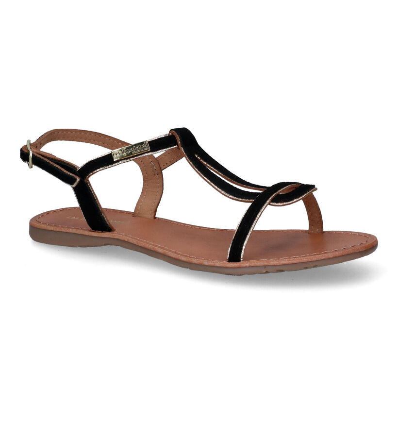 Les Tropeziennes Habuc Zwarte Sandalen in nubuck (308558)