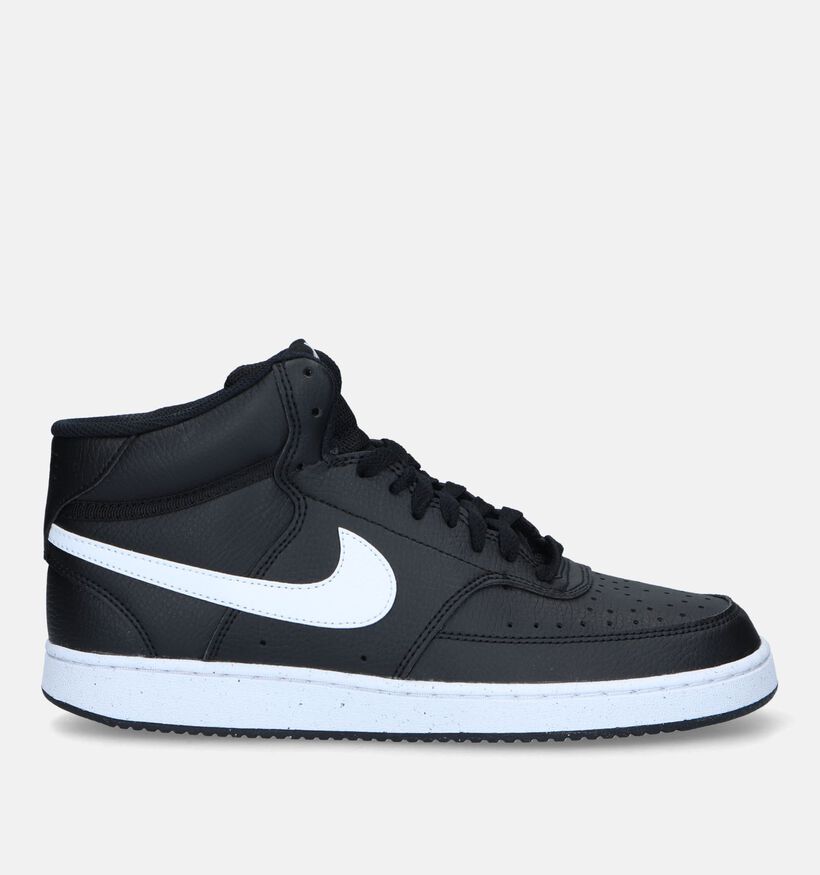 Nike Court Vision Mid Next Nature Baskets en Noir pour hommes (332319)