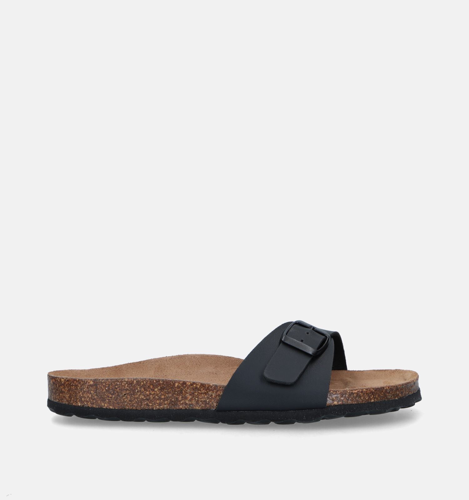 Bio Time Zwarte Slippers Dames Slippers Online op TORFS.BE
