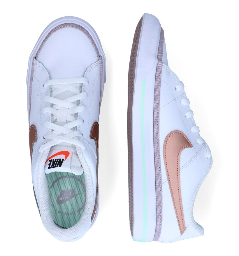 Nike Court Legacy Baskets en Blanc pour filles (319527)