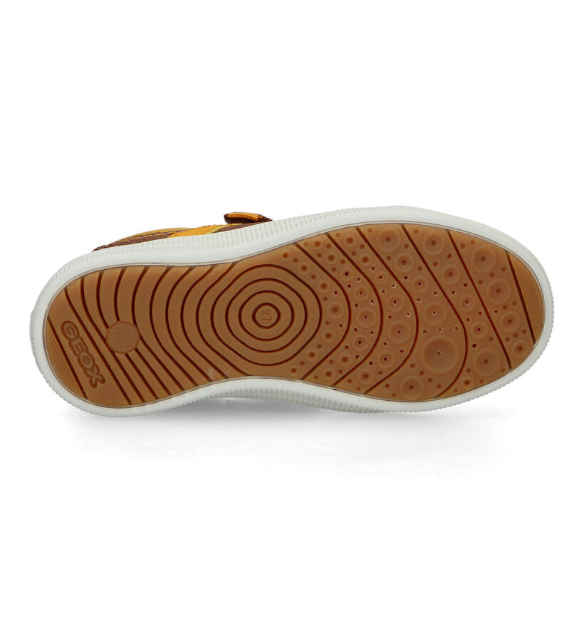 Geox Arzach Cognac Sneakers voor jongens (320620) - geschikt voor steunzolen