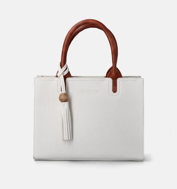 Sac à main beige