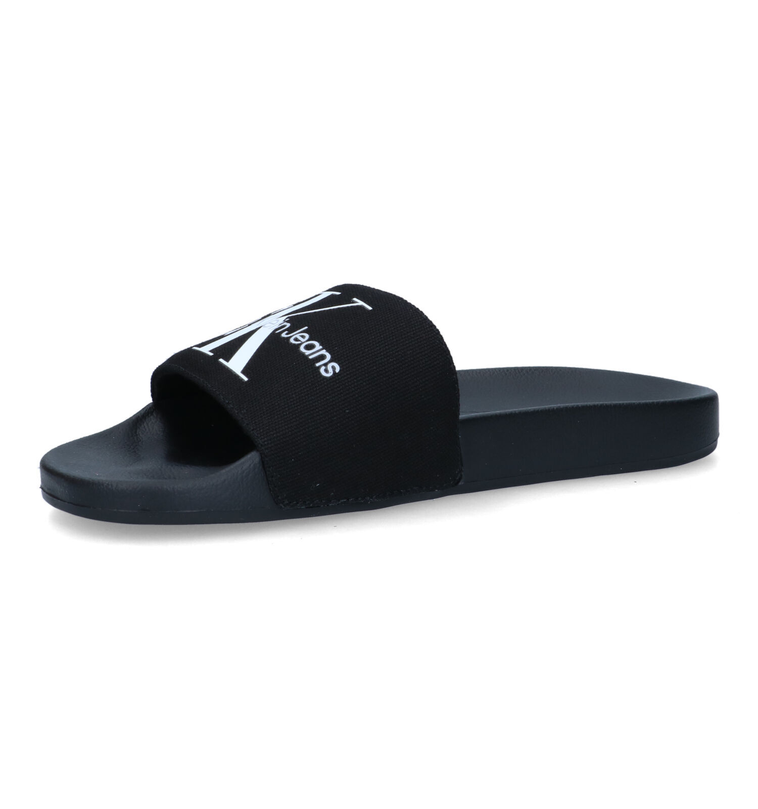 Calvin Klein Slide Monogram Claquettes de piscine en Noir Femmes