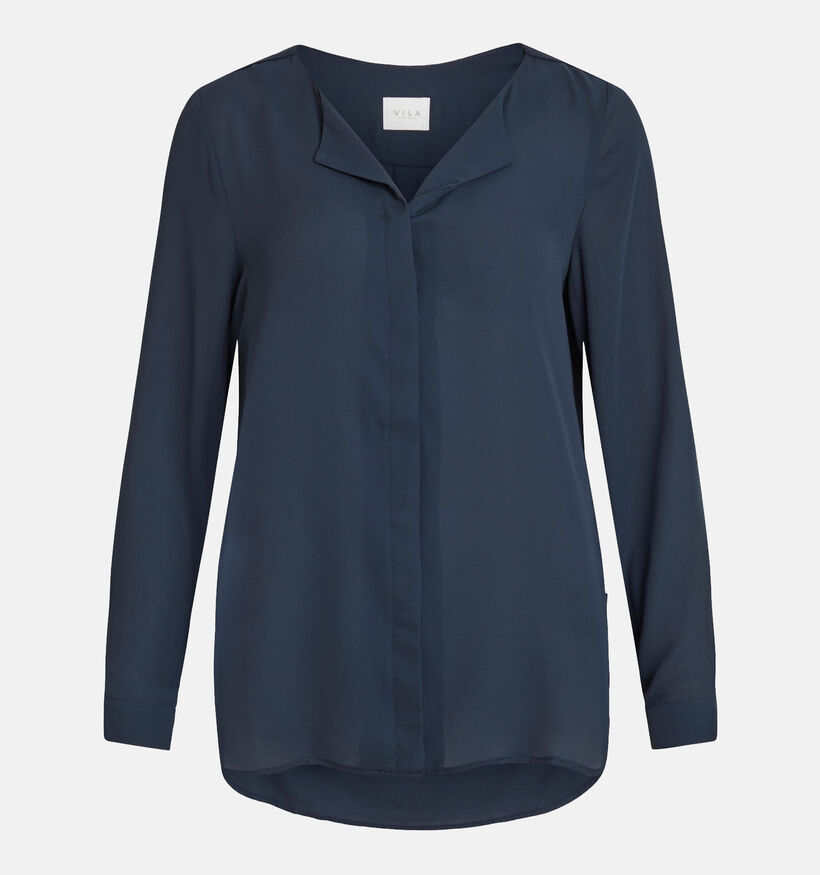 Vila Lucy Blouse en Bleu pour femmes (328854)