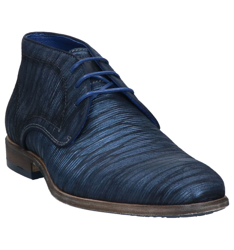 Braend Chaussures classiques en Bleu foncé en cuir (261047)