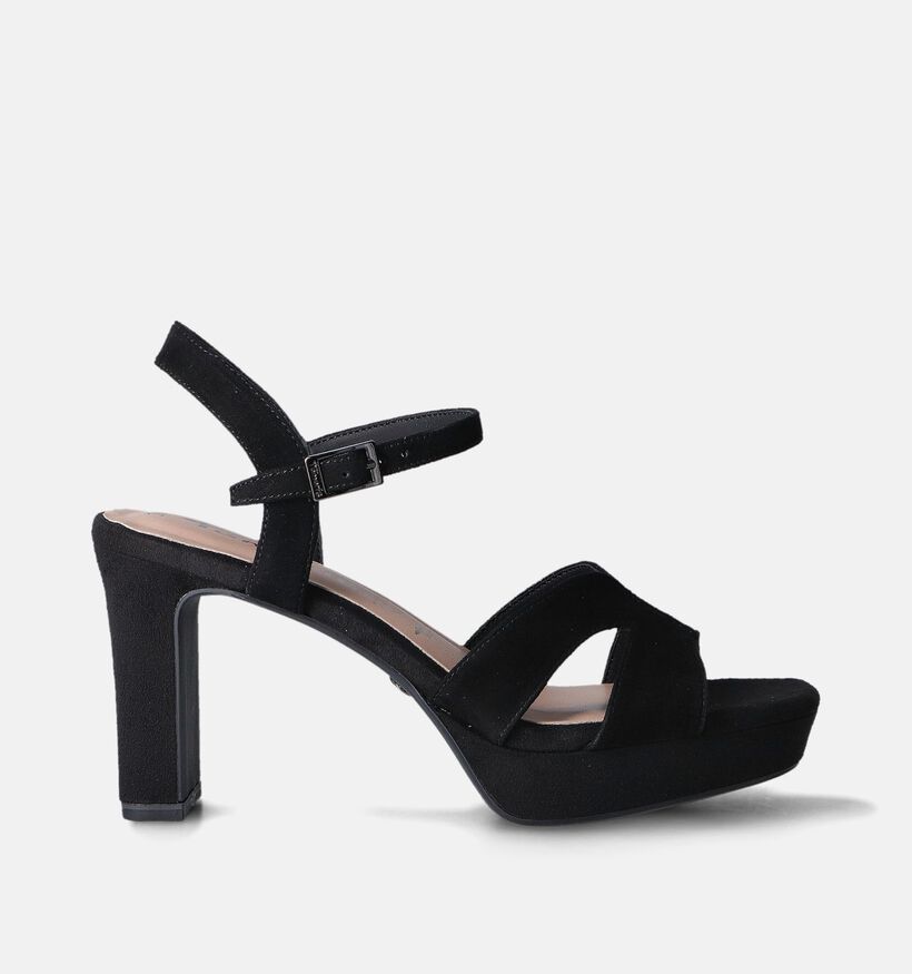 Tamaris Sandales avec talon en Noir pour femmes (354556)