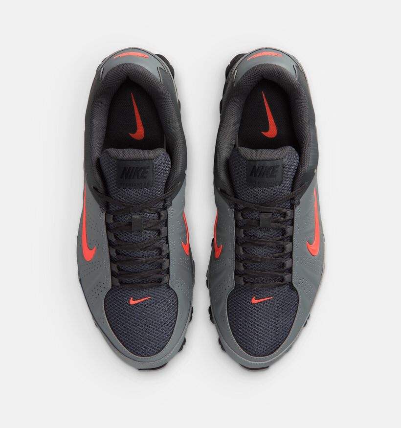 Nike Reax Donkergrijze Lage Sneakers voor heren (373045)