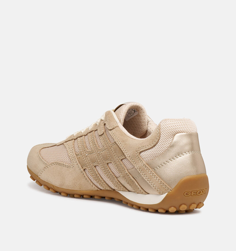 Geox Snake Original Baskets casual en Marron pour femmes (368486) - pour semelles orthop&eacute;diques