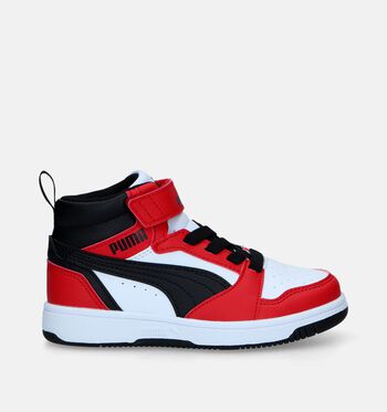 Puma Rebound Mid Baskets Noir/Blanc/Bleu