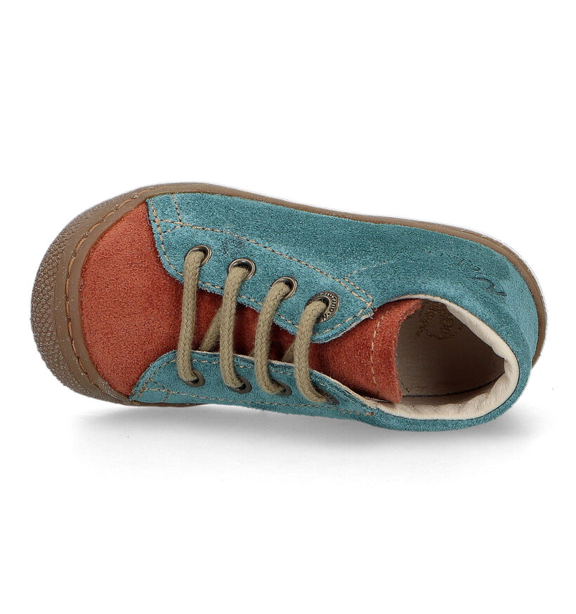 Naturino Cocoon Suede Bruine Babyschoentjes voor meisjes, jongens (355489) - geschikt voor steunzolen