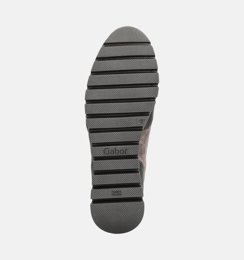 Gabor Donkerbruine Sneakers voor dames (376994) - geschikt voor steunzolen