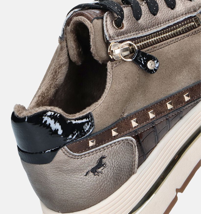 Mustang Taupe Sneakers voor dames (347279)