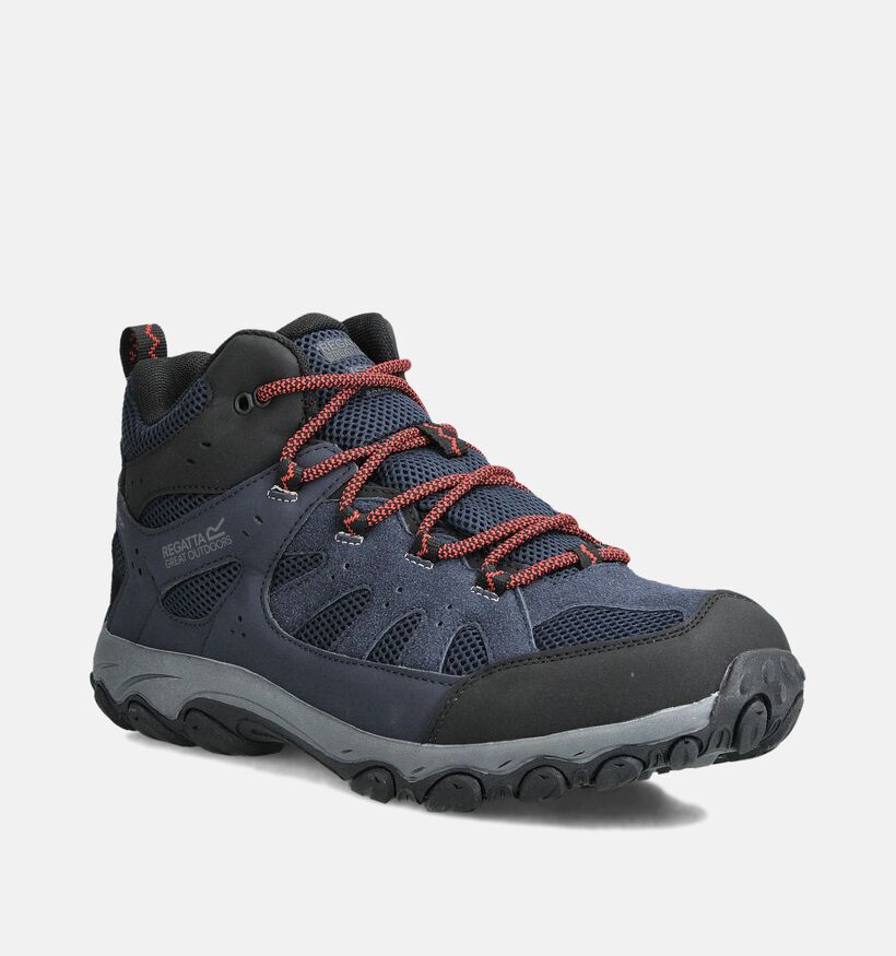 Regatta Edgepoint IV Mid Blauwe Wandelschoenen voor dames, heren (362317) - geschikt voor steunzolen