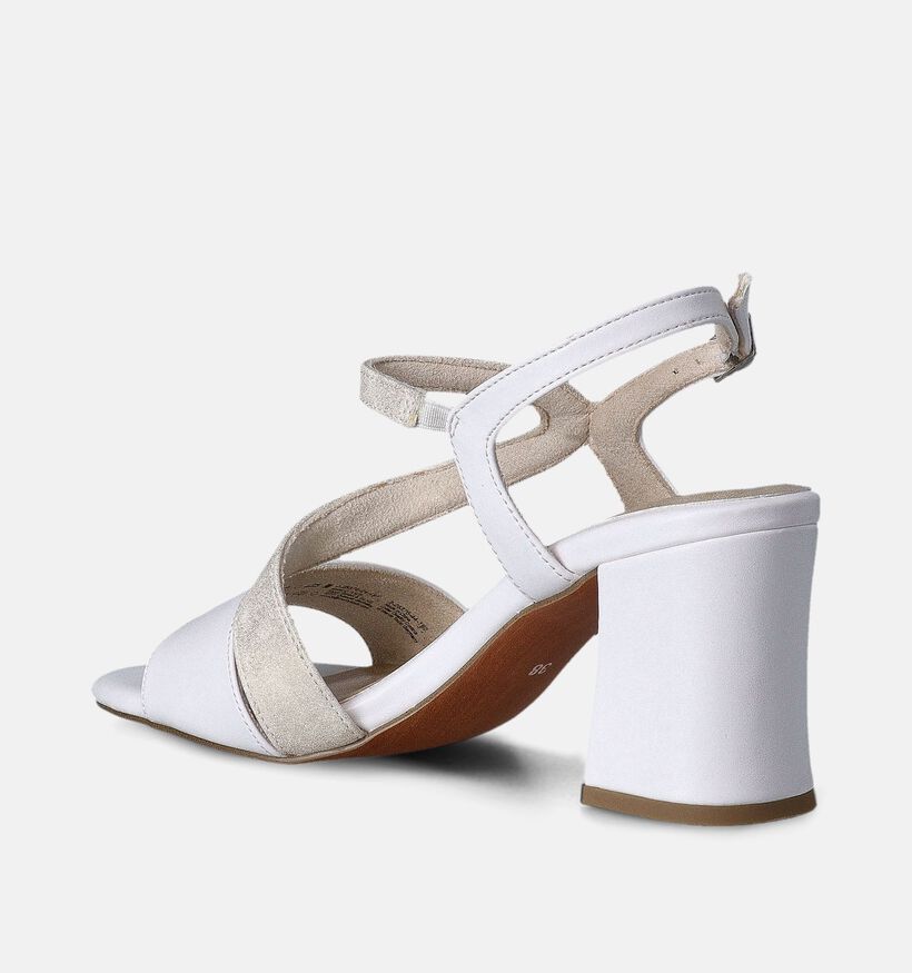 Marco Tozzi Sandales à talons en Blanc pour femmes (354233)