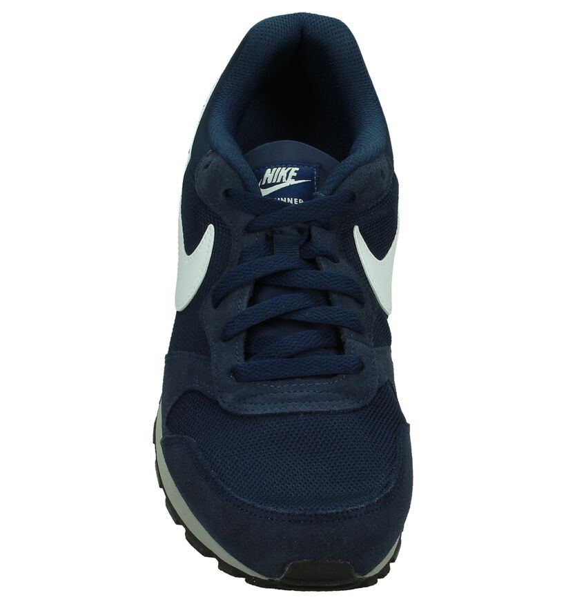 Nike Md Runner Blauwe Sneaker in daim (178308)