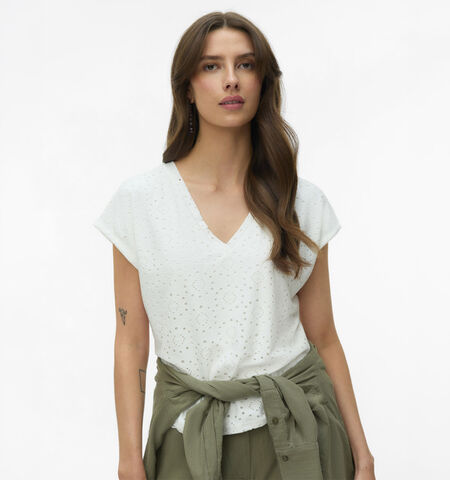 Vero Moda T-shirts Blanc