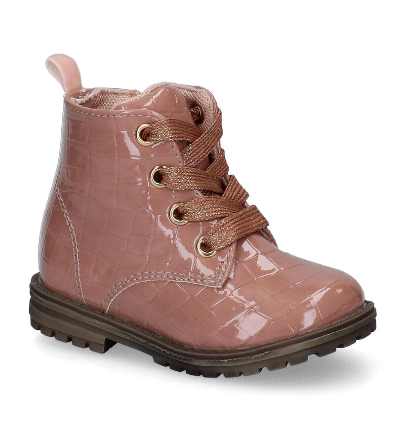 Milo & Mila Boots pour bébé en Rose foncé pour filles (313586)