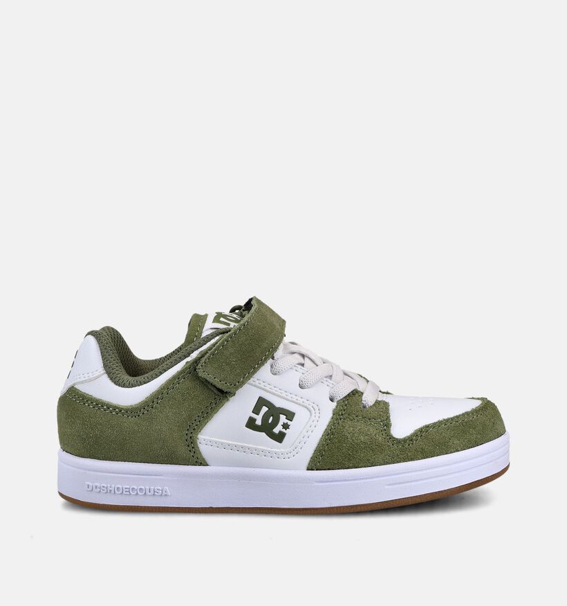 DC Shoes Manteca 4 Witte/Groene Sneakers voor meisjes, jongens (368718) - geschikt voor steunzolen