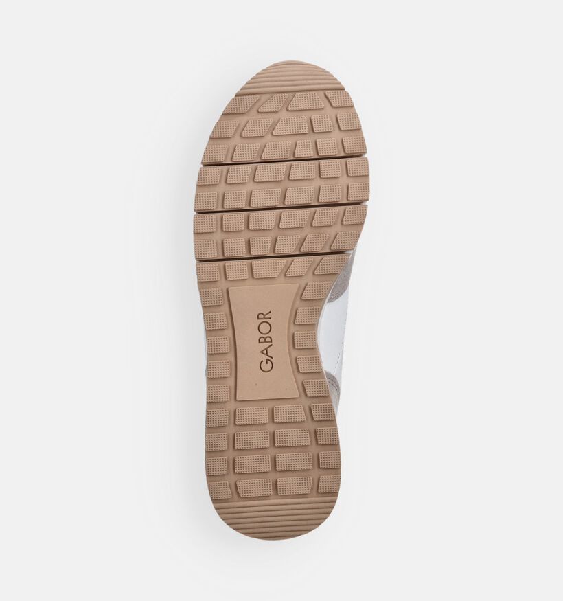 Gabor Witte Veterschoenen voor dames (368360) - geschikt voor steunzolen