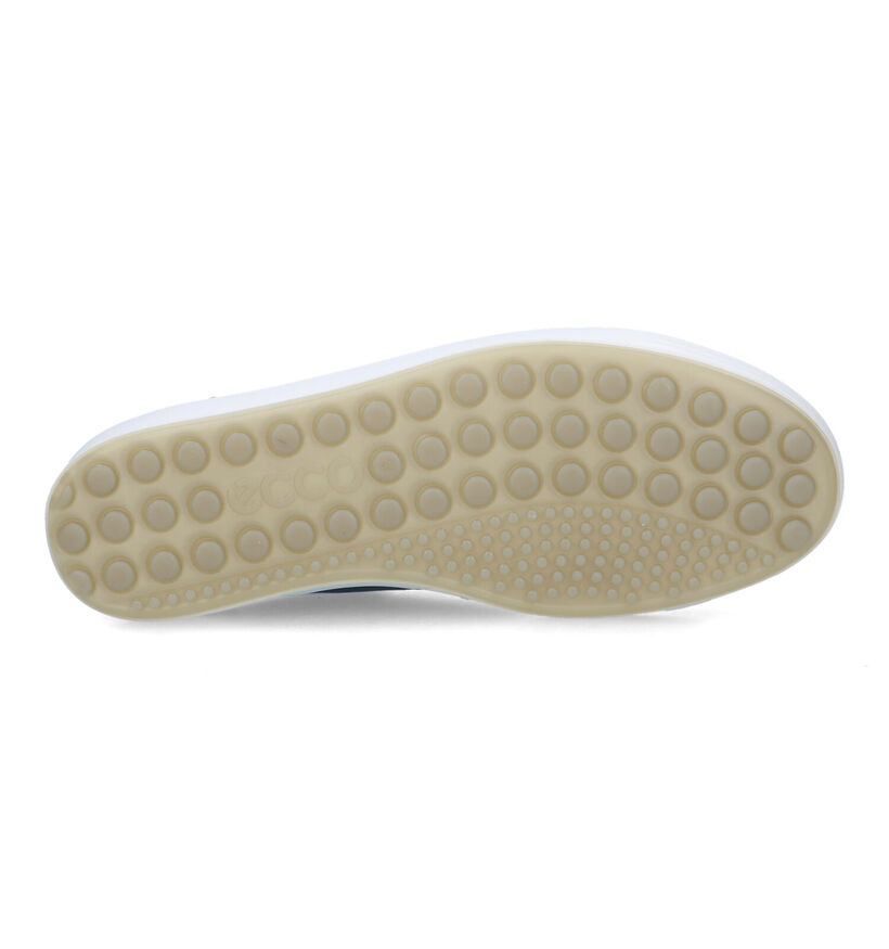 ECCO Soft Side Zip Beige Veterschoenen in nubuck (321151)