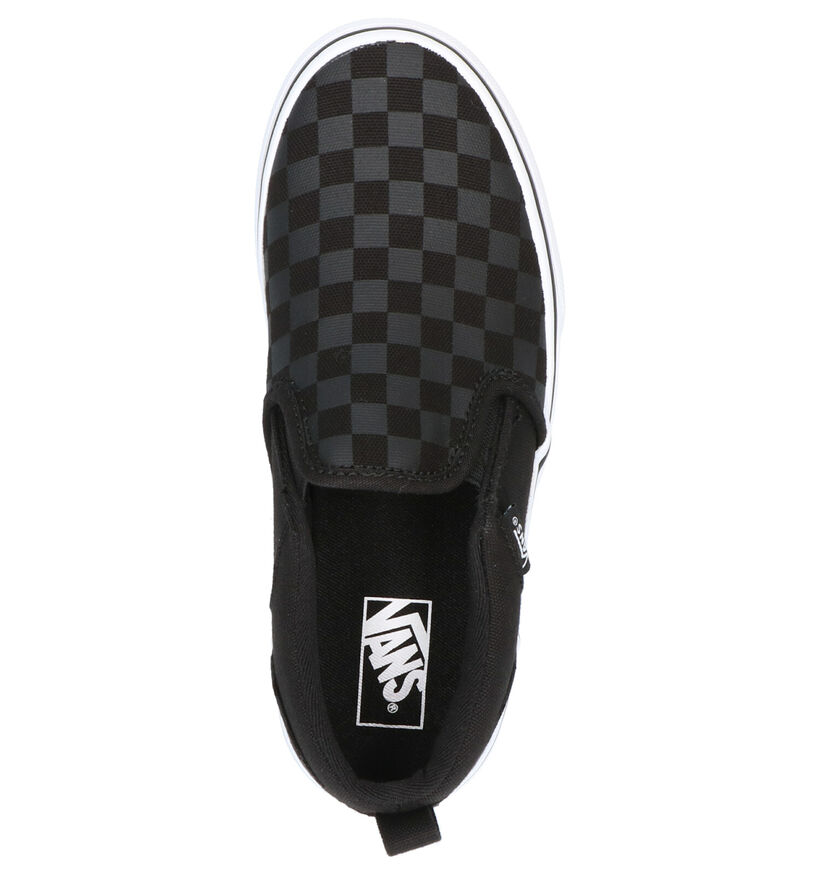 Vans Asher Baskets slip-on en Noir en textile (303045)