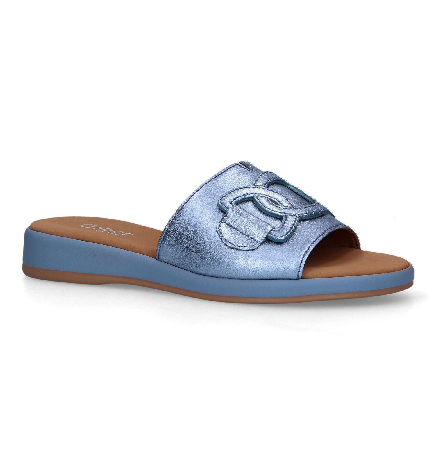 Gabor Blauwe Muiltjes Dames Slippers Online op TORFS.BE