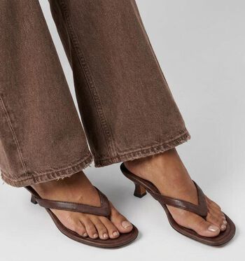 Marco Tozzi Slippers Zwart/Wit/Bruin