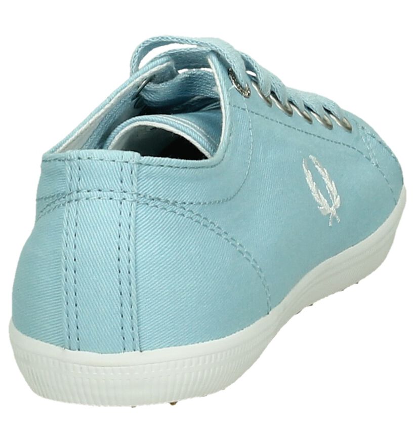 Fred Perry Licht Blauwe Sneakers, , pdp