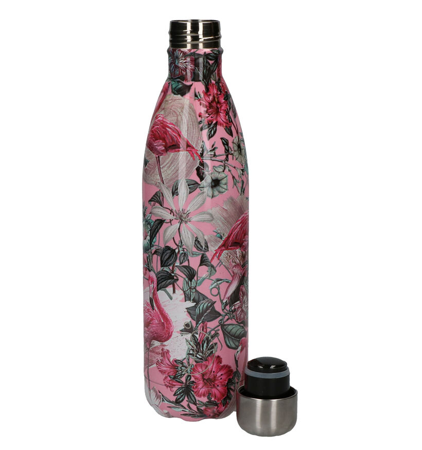 Chilly's x Tropical Flamingo Gourde en Rose 750ml pour femmes, filles (267355)