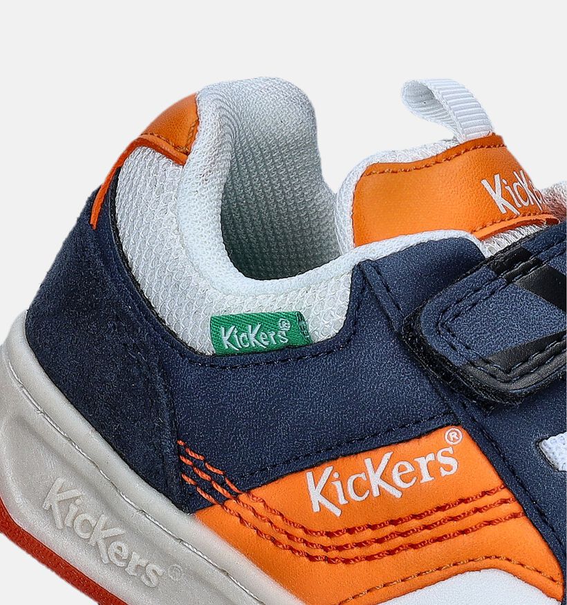 Kickers Kickarting Blauwe Lage schoenen voor jongens (345514) - geschikt voor steunzolen